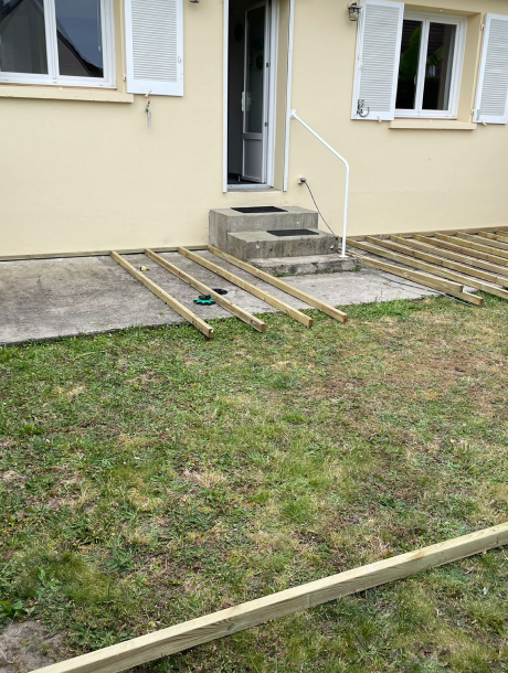 Thomas Leplumey Menuisier Saint Pair Sur Mer Terrasse Avant 1